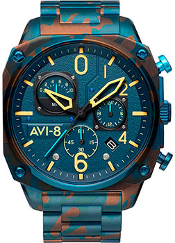 fashion наручные  мужские часы AVI-8 AV-4052-33. Коллекция Hawker Hunter