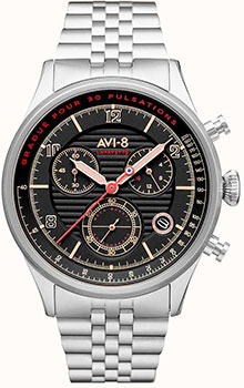 fashion наручные мужские часы AVI-8 AV-4076-33. Коллекция Flyboy Lafayette