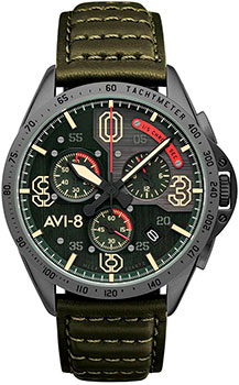 fashion наручные  мужские часы AVI-8 AV-4077-05. Коллекция P-51 Mustang