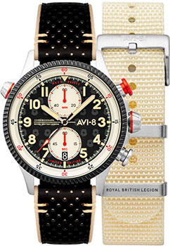 fashion наручные  мужские часы AVI-8 AV-4080-RBL02. Коллекция Hawker Hunter Duke