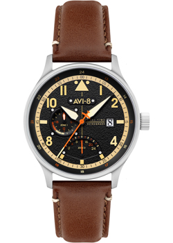 fashion наручные  мужские часы AVI-8 AV-4101-0B. Коллекция Hawker Hurricane