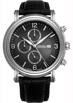 Швейцарские наручные  мужские часы Adriatica 1194.5254CH. Коллекция Chronograph