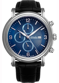Швейцарские наручные  мужские часы Adriatica 1194.5255CH. Коллекция Chronograph