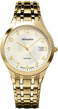 Швейцарские наручные  мужские часы Adriatica 1236.1121Q. Коллекция Gents