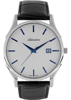 Швейцарские наручные  мужские часы Adriatica 1246.52B3Q. Коллекция Gents