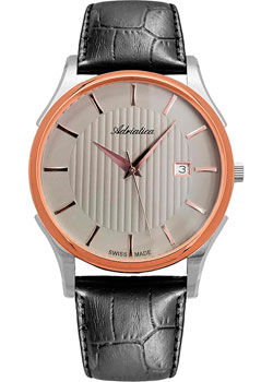 Швейцарские наручные  мужские часы Adriatica 1246.R217Q. Коллекция Pairs