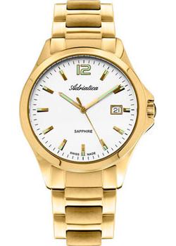 Швейцарские наручные  мужские часы Adriatica 1264.1153Q. Коллекция Twin
