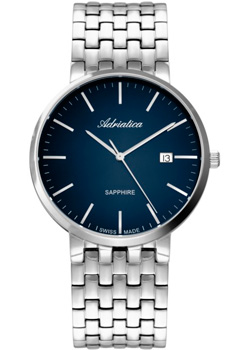 Швейцарские наручные  мужские часы Adriatica 1281.5115Q. Коллекция Pairs