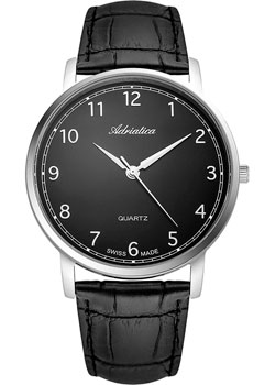 Швейцарские наручные  мужские часы Adriatica 1287.5224Q. Коллекция Premiere
