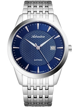 Швейцарские наручные  мужские часы Adriatica 1288.5115Q. Коллекция Premiere