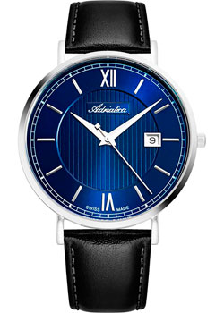 Швейцарские наручные  мужские часы Adriatica 1294.5265Q. Коллекция Pairs