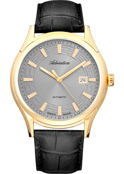 Швейцарские наручные  мужские часы Adriatica 2804.1217A. Коллекция Automatic