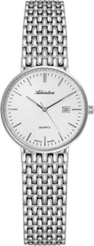 Швейцарские наручные  женские часы Adriatica 3170.5113Q. Коллекция Twin