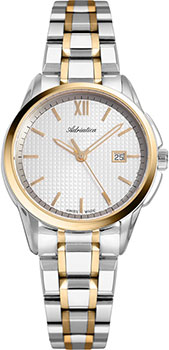 Швейцарские наручные  женские часы Adriatica 3190.2163Q. Коллекция Paris