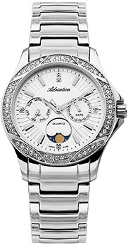 Швейцарские наручные  женские часы Adriatica 3420.5113QFZ. Коллекция Multifunction