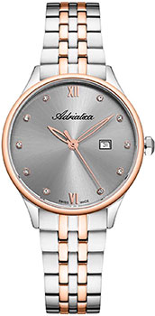 Швейцарские наручные  женские часы Adriatica 3547.R187Q. Коллекция Ladies
