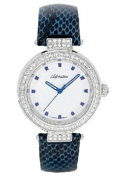 Швейцарские наручные  женские часы Adriatica 3692.52B3QZ. Коллекция Zirconia