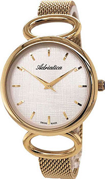 Швейцарские наручные  женские часы Adriatica 3708.1113Q. Коллекция Milano