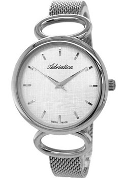 Швейцарские наручные  женские часы Adriatica 3708.5113Q. Коллекция Milano