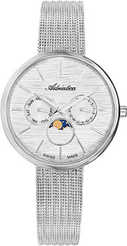 Швейцарские наручные  женские часы Adriatica 3732.5113QF. Коллекция Milano