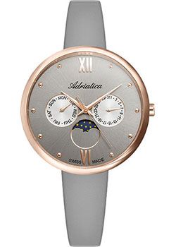 Швейцарские наручные женские часы Adriatica 3732.R287QF. Коллекция Multifunction 
Швейцарские наручные женские часы Adriatica 3732.R287QF. Коллекция Multifunction