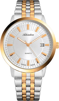 Швейцарские наручные  мужские часы Adriatica 8164.2113Q. Коллекция Premiere
