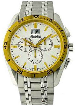  ����������� ��������  ������� ���� Adriatica 8202.2113CH. ��������� Chronograph - Adriatica��������� ���������. ������ Ronda 5040. ����������. ��������� �����. ������ �� ����������� ����� � ��������� PVD ���������. ����������� ������. ������� �� ����������� �����. ������� 45 ��.<br>