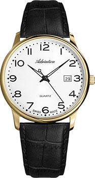 Швейцарские наручные  мужские часы Adriatica 8242.1223Q. Коллекция Premiere