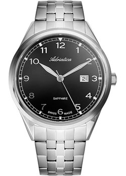 Швейцарские наручные  мужские часы Adriatica 8260.5126Q. Коллекция Premiere
