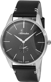 Швейцарские наручные  мужские часы Adriatica 8264.5216Q. Коллекция Twin