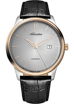 Швейцарские наручные  мужские часы Adriatica 8269.R257A. Коллекция Automatic