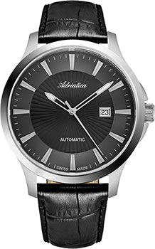 Швейцарские наручные  мужские часы Adriatica 8270.5214A. Коллекция Automatic