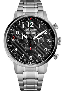 Швейцарские наручные  мужские часы Adriatica 8308.4124CH. Коллекция Aviation
