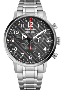 Швейцарские наручные  мужские часы Adriatica 8308.4126CH. Коллекция Aviation