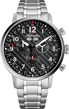 Швейцарские наручные  мужские часы Adriatica 8308.5124CH. Коллекция Passion