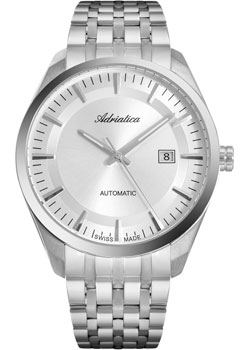 Швейцарские наручные  мужские часы Adriatica 8309.5113A. Коллекция Automatic