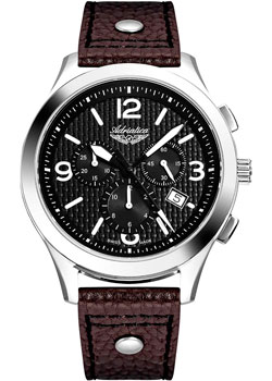 Швейцарские наручные  мужские часы Adriatica 8313.5B54CH. Коллекция Aviation