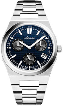 Швейцарские наручные  мужские часы Adriatica 8326.5115QF. Коллекция Gents