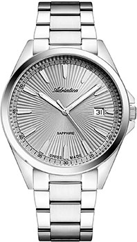 Швейцарские наручные  мужские часы Adriatica 8332.5117Q. Коллекция Classic