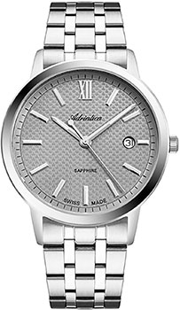 Швейцарские наручные  мужские часы Adriatica 8333.5167Q. Коллекция Classic
