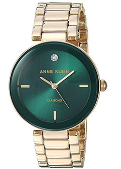 fashion наручные  женские часы Anne Klein 1362GNGB. Коллекция Diamond
