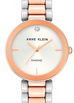 fashion наручные  женские часы Anne Klein 1363SVRT. Коллекция Diamond