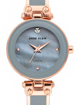fashion наручные  женские часы Anne Klein 1980GYRG. Коллекция Diamond