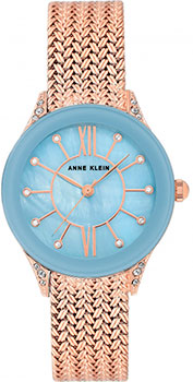 fashion наручные  женские часы Anne Klein 2208LBRG. Коллекция Crystal