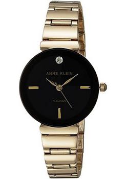 fashion наручные  женские часы Anne Klein 2434BKGB. Коллекция Diamond