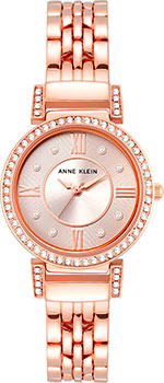 fashion наручные  женские часы Anne Klein 2928TPRG. Коллекция Crystal