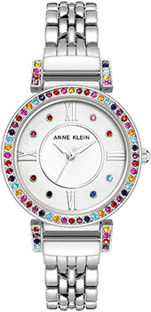 fashion наручные  женские часы Anne Klein 2929RBSV. Коллекция Crystal