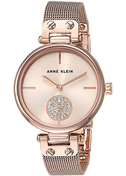 fashion наручные  женские часы Anne Klein 3000RGRG. Коллекция Crystal