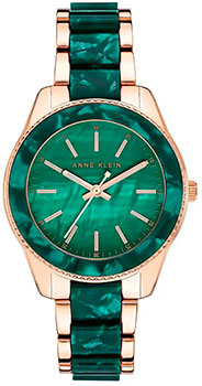 fashion наручные  женские часы Anne Klein 3214GNRG. Коллекция Plastic