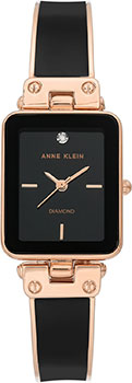 fashion наручные  женские часы Anne Klein 3636BKRG. Коллекция Diamond